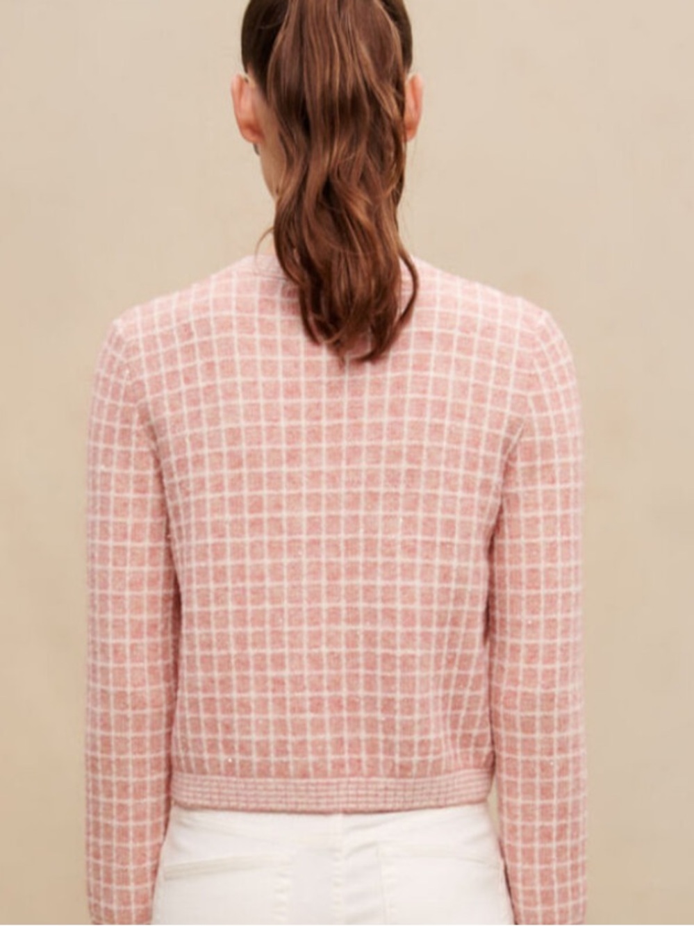 Maje tweed-Knit style cardigan - Picture 5 of 5